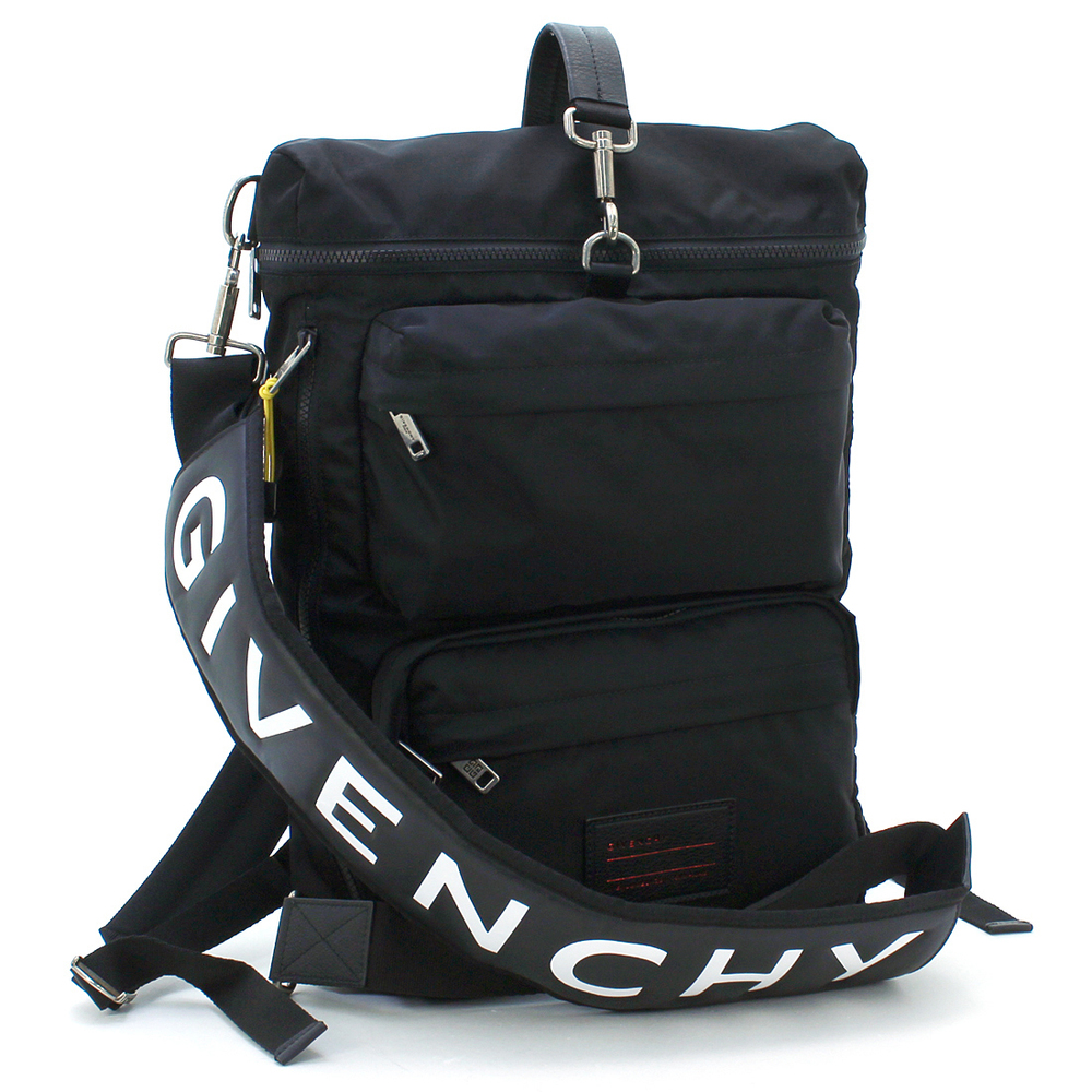 Givenchy Ut3-Flat Backpack Rucksack Nylon Black - image 1